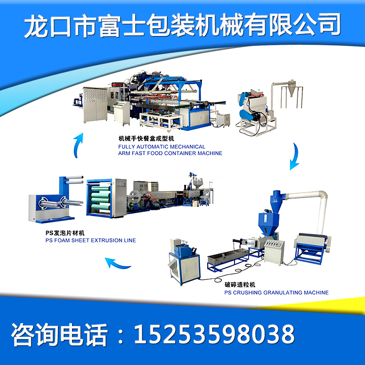 全自動機械手成型機生產線